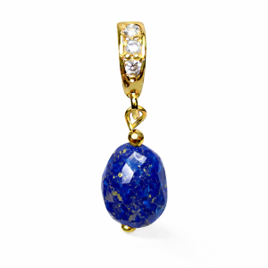Zawieszka Intencji NOiR · Ścieżki z lapis lazuli Charms z naturalnym lapis lazuli do kolekcji NOiR Zawieszka NOiR – prawda, intuicja, klarowność myśli Biżuteria intencjonalna NOiR – charms mindfulness
