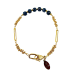 Bransoletka Szafirowa Siła Kobiecości - szafir z zawieszką