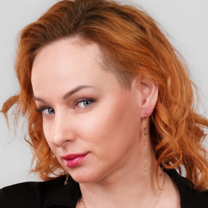 Szept Księżyca kolczyki z kamieni szlachetnych kamień księżycowy moonstone